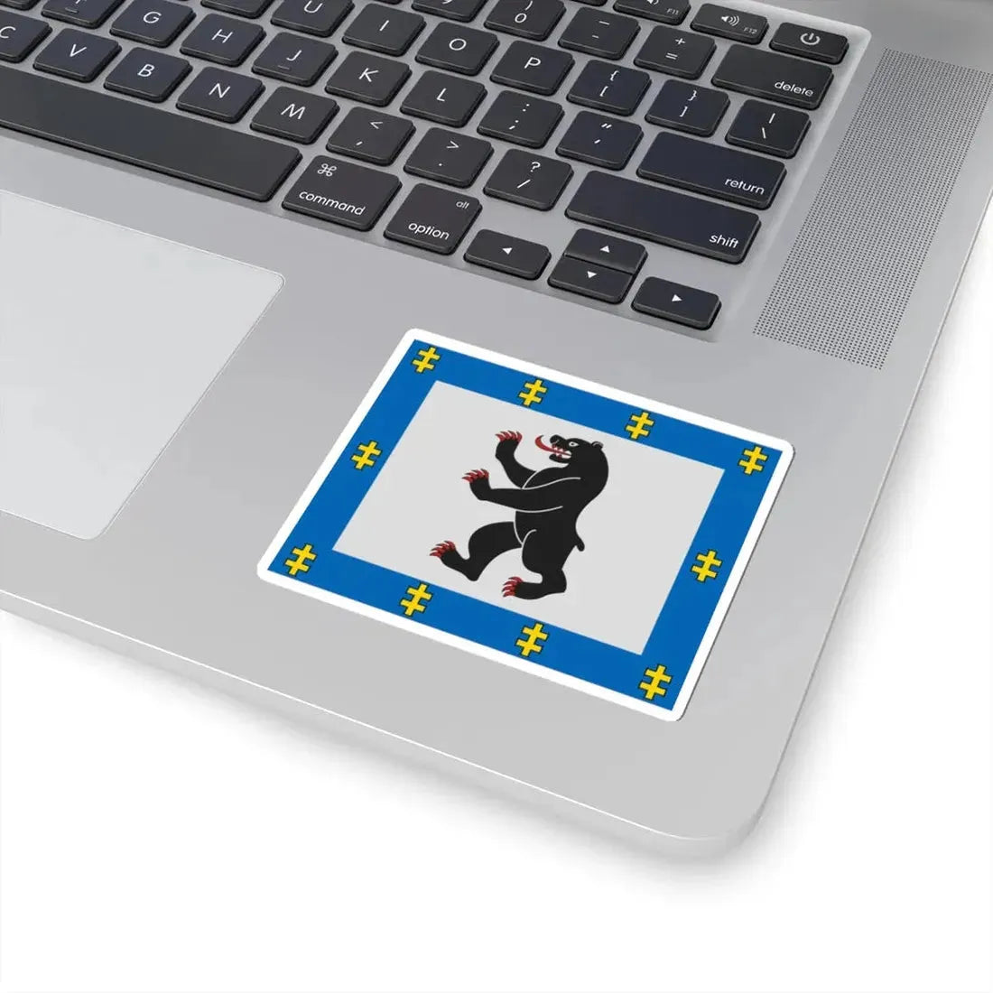 Siauliai County flag (Lithuania) STICKER Vinyl Kiss-Cut Decal - The Sticker Space