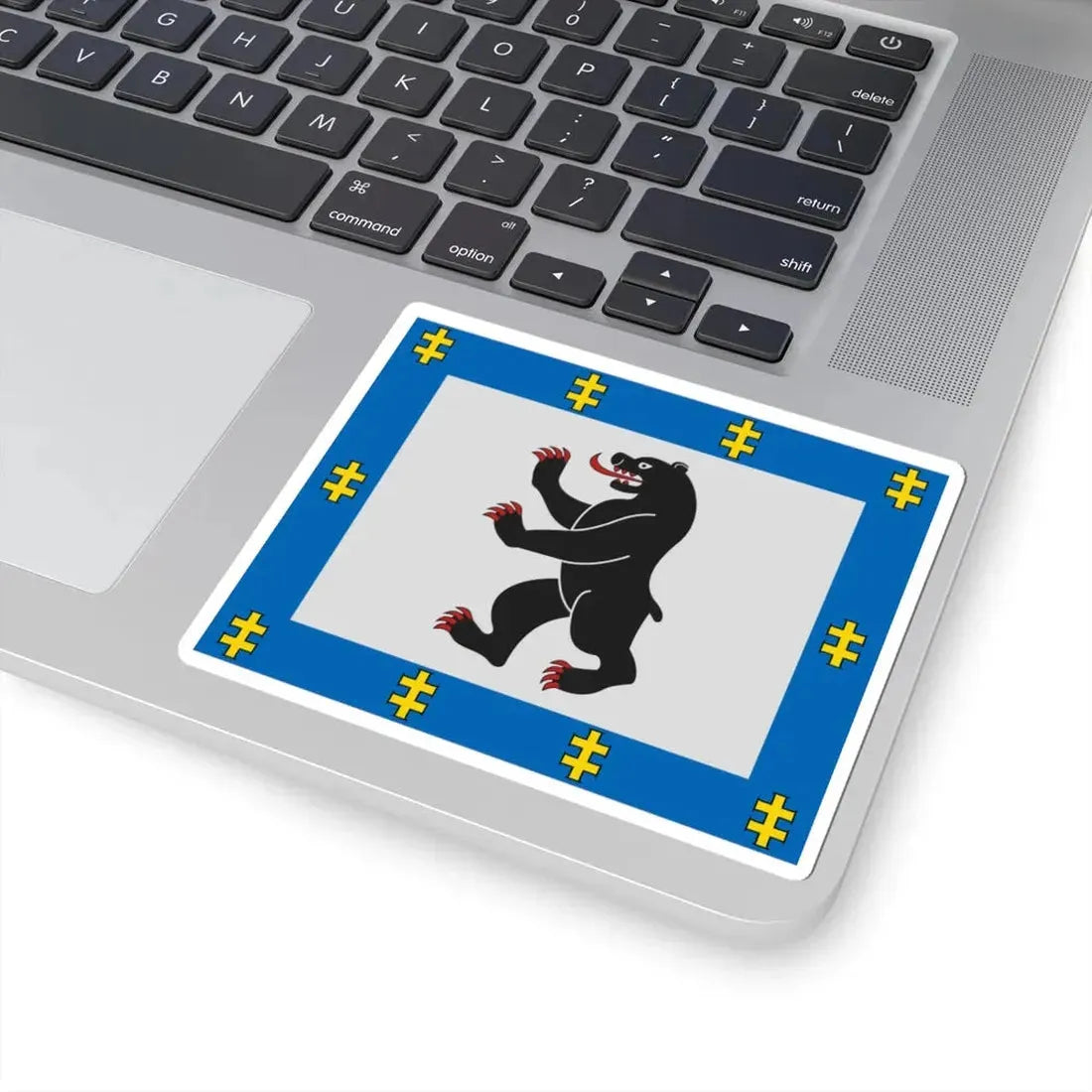 Siauliai County flag (Lithuania) STICKER Vinyl Kiss-Cut Decal - The Sticker Space