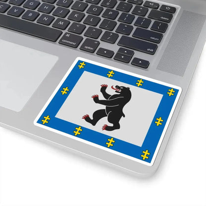 Siauliai County flag (Lithuania) STICKER Vinyl Kiss-Cut Decal - The Sticker Space