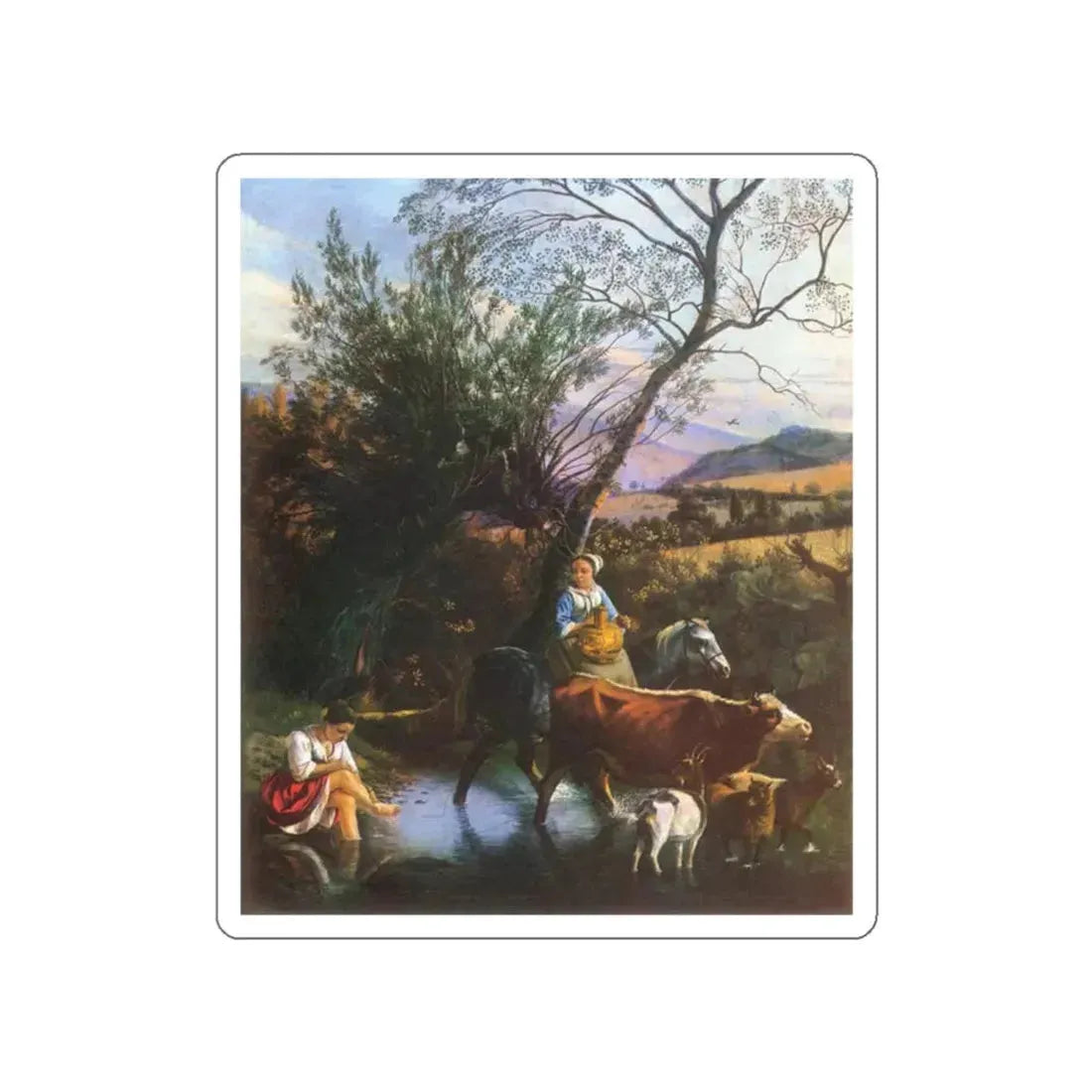 SIBERECHTS, Jan - The Ford2 (Artwork) STICKER Vinyl Die-Cut Decal White Die-Cut 2 Inch - The Sticker Space