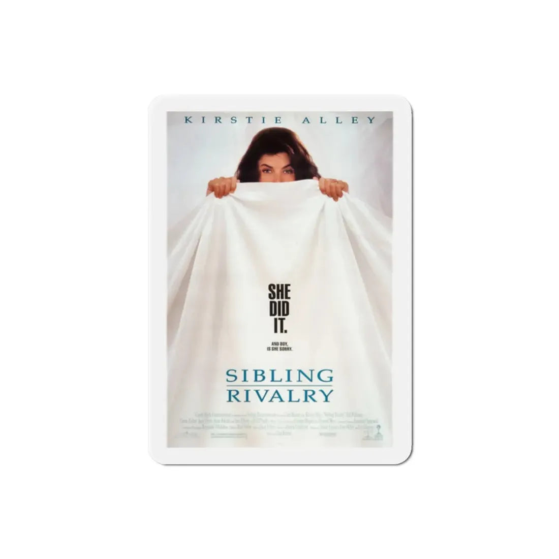 Sibling Rivalry 1990 Movie Poster Refrigerator Magnet 2 Inch - The Sticker Space