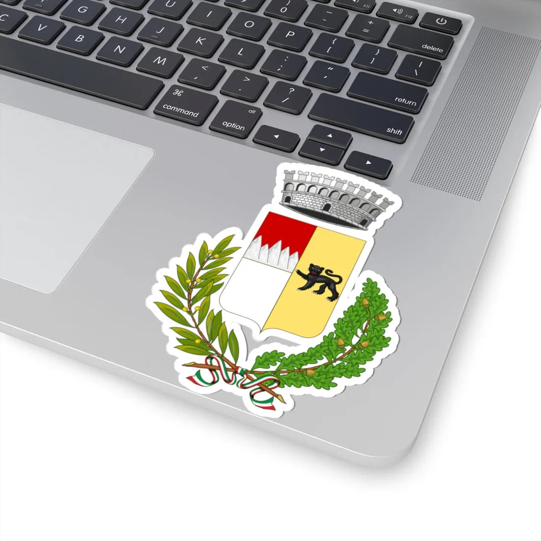 Siculiana-Stemma (Italy) (Coat of Arms) STICKER Vinyl Kiss-Cut Decal - The Sticker Space