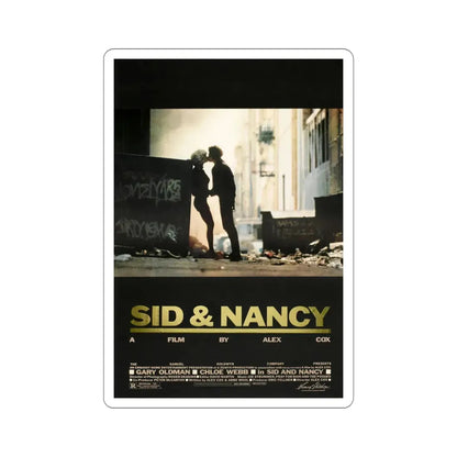 Sid and Nancy 1986 Movie Poster STICKER Vinyl Die-Cut Decal 5 Inch - The Sticker Space