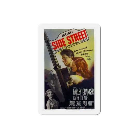 Side Street 1950 Movie Poster Refrigerator Magnet 2 Inch - The Sticker Space
