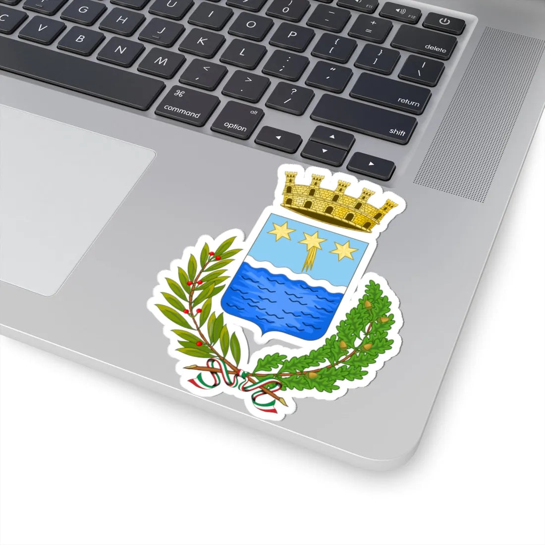 Siderno-Stemma (Italy) (Coat of Arms) STICKER Vinyl Kiss-Cut Decal - The Sticker Space