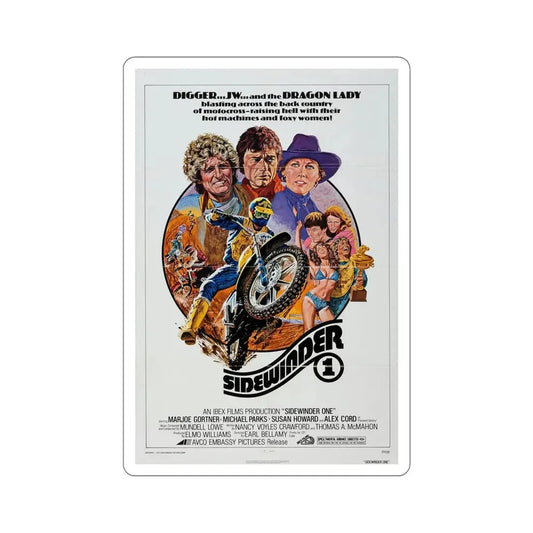Sidewinder 1 1977 Movie Poster STICKER Vinyl Die-Cut Decal 6 Inch - The Sticker Space