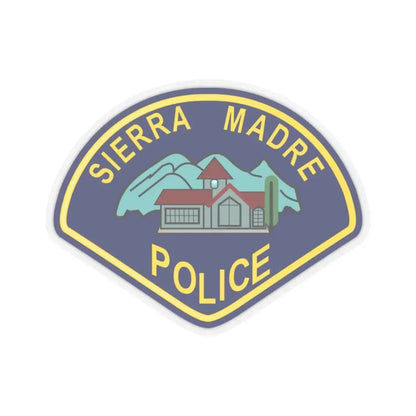 Sierra Madre California Police - STICKER Vinyl Kiss-Cut Decal 2 Inch Transparent - The Sticker Space