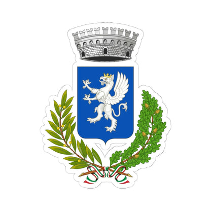 Sigillo-Stemma (Italy) (Coat of Arms) STICKER Vinyl Kiss-Cut Decal 6 Inch White - The Sticker Space