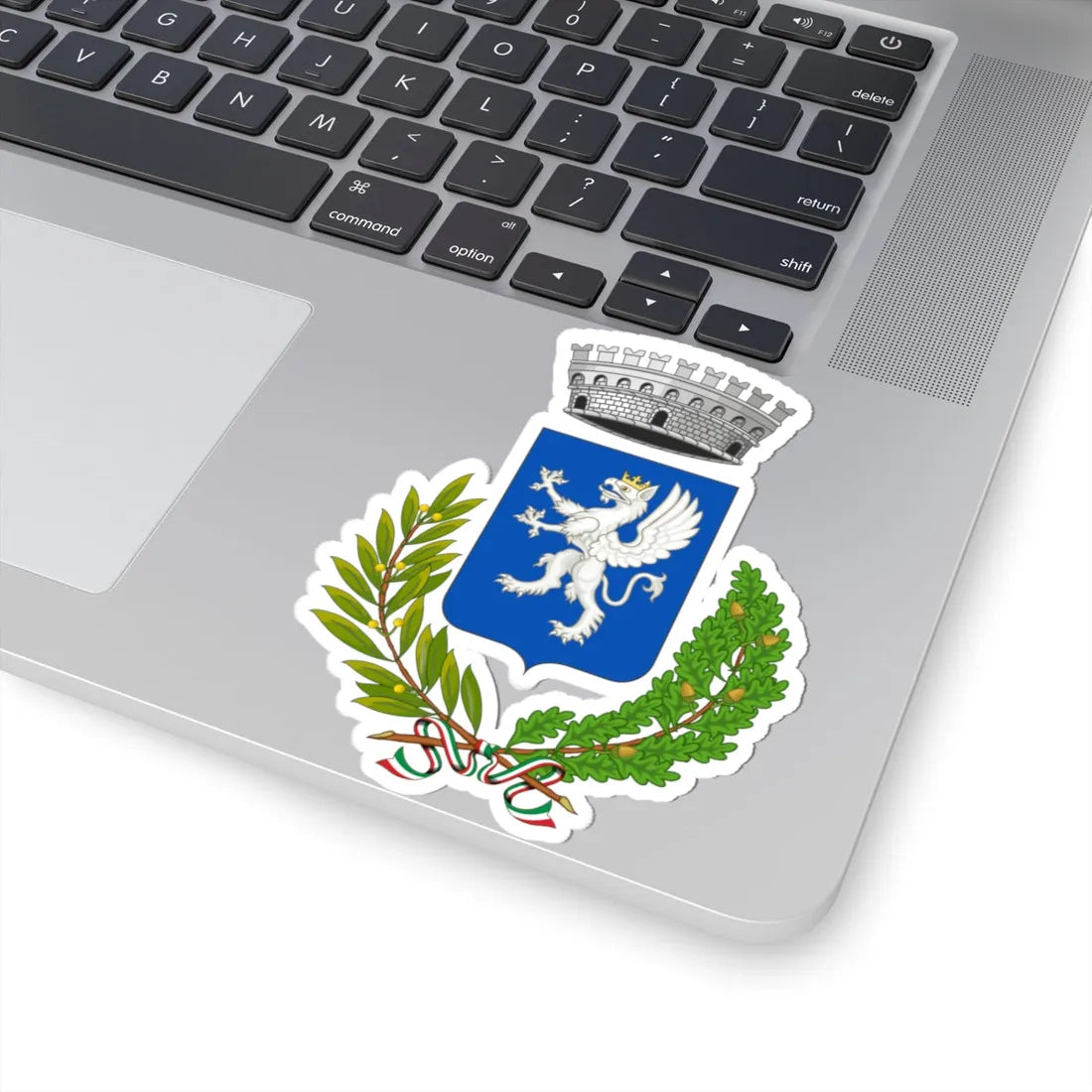 Sigillo-Stemma (Italy) (Coat of Arms) STICKER Vinyl Kiss-Cut Decal - The Sticker Space