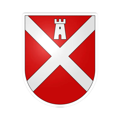Sigirino-coat of arms (Switzerland) (Coat of Arms) STICKER Vinyl Kiss-Cut Decal 3 Inch White - The Sticker Space