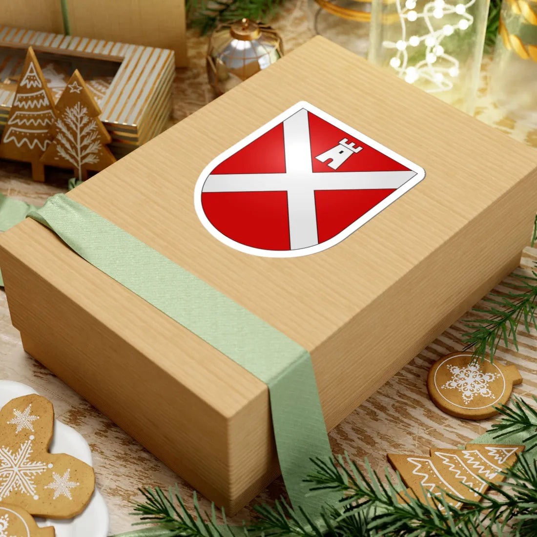 Sigirino-coat of arms (Switzerland) (Coat of Arms) STICKER Vinyl Kiss-Cut Decal - The Sticker Space