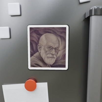 Sigmund Freud, Time magazine cover, June 26, 1939 (Magazine Illustration) Refrigerator Magnet-The Sticker Space