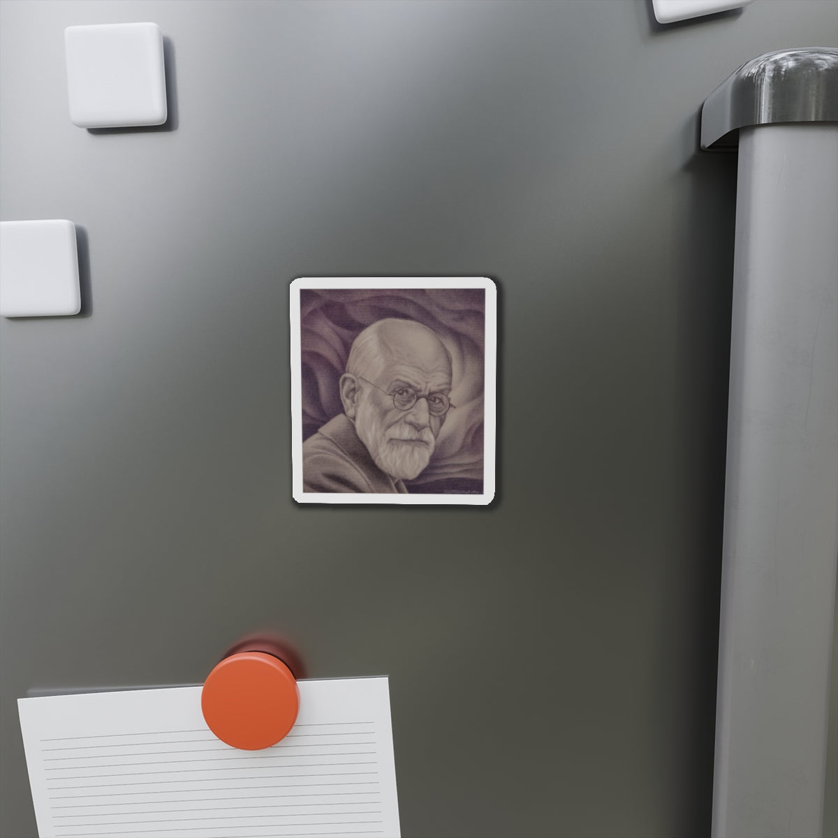 Sigmund Freud, Time magazine cover, June 26, 1939 (Magazine Illustration) Refrigerator Magnet-The Sticker Space