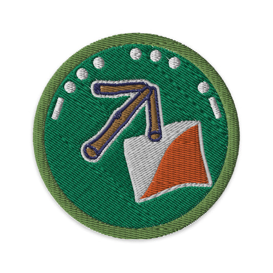 Sign Signal and Codes (Boy Scouts Merit Badge) Embroidered Patch-The Sticker Space