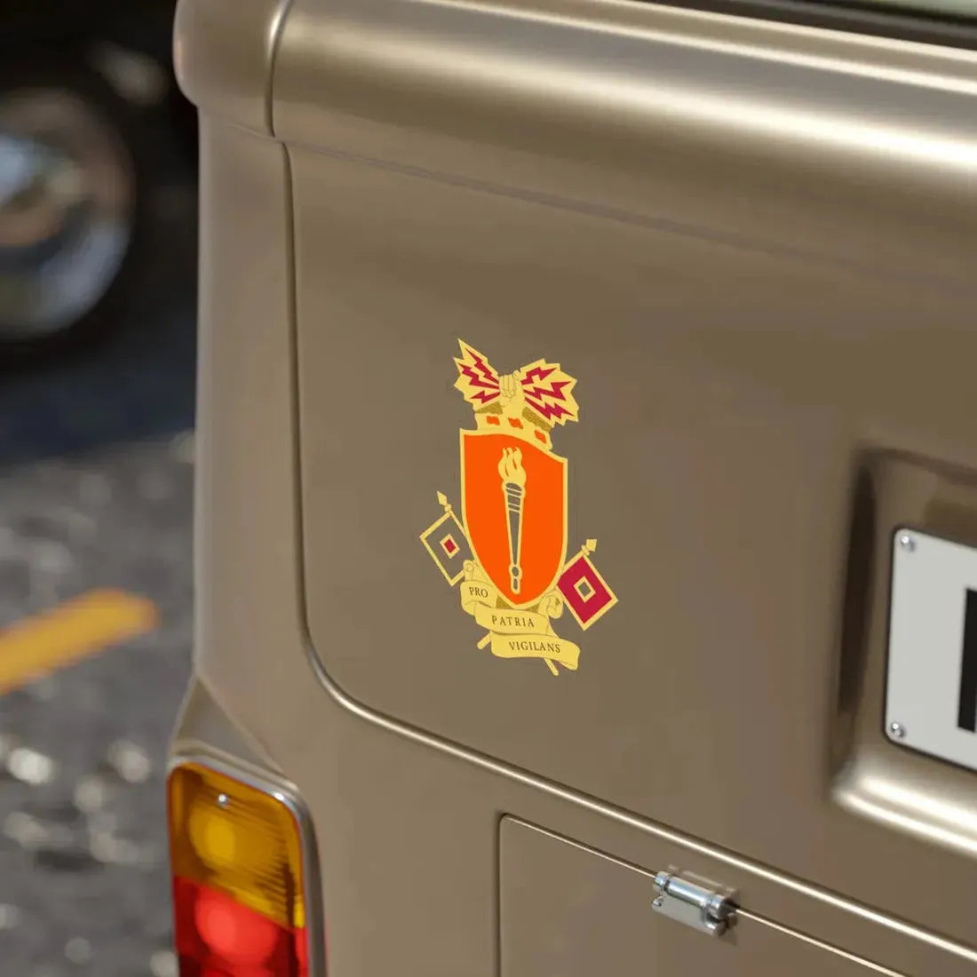 Signal Center and Fort Gordon and School 2 (U.S. Army) Transparent STICKER Die-Cut Vinyl Decal - The Sticker Space