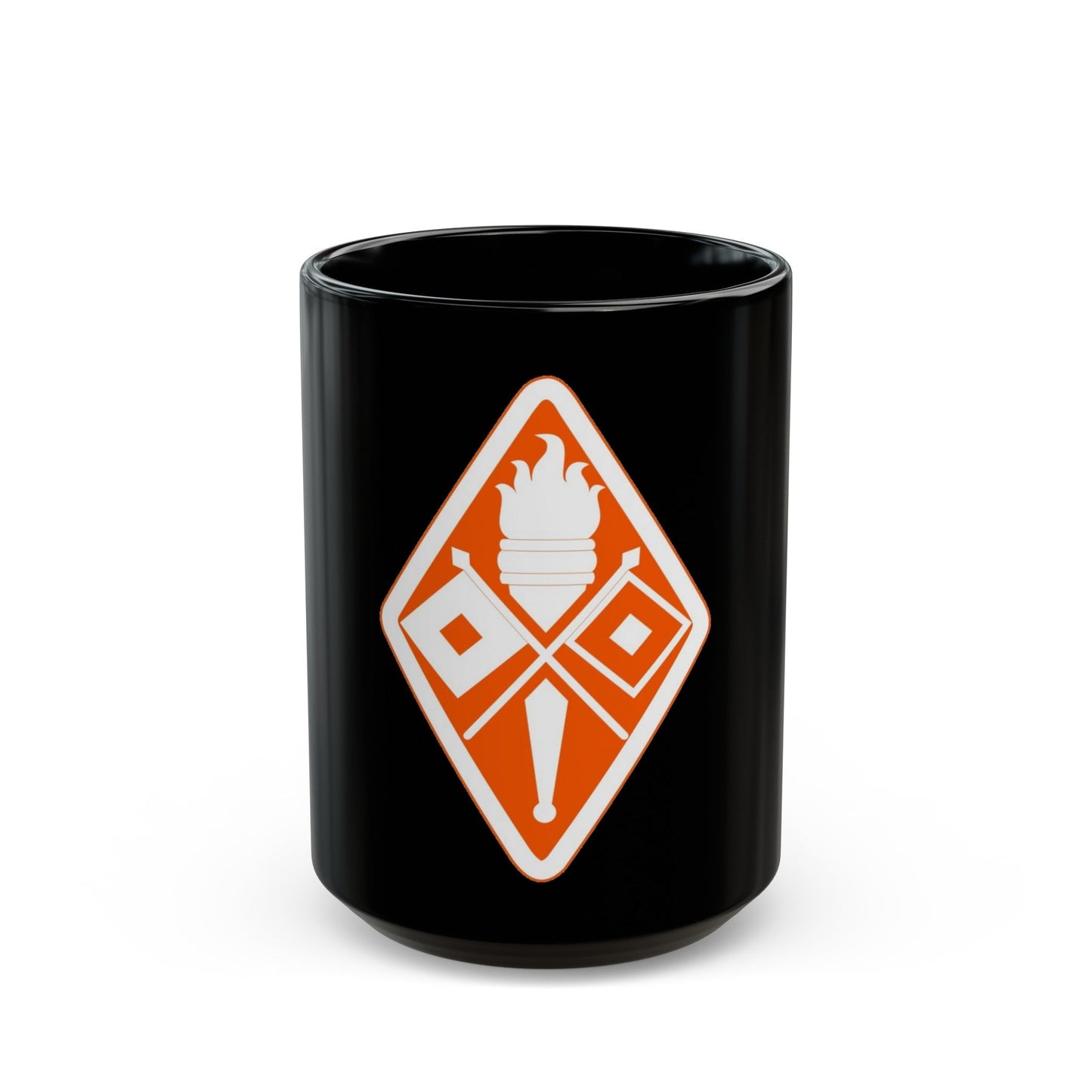 Signal Center and Fort Gordon and School (U.S. Army) Black Coffee Mug-15oz-The Sticker Space