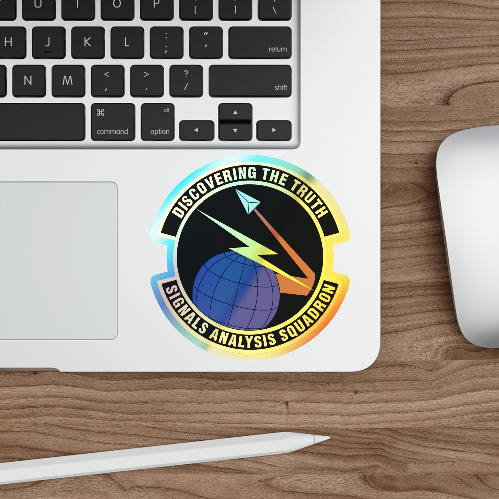 Signals Analysis Squadron (U.S. Air Force) Holographic STICKER Die-Cut Vinyl Decal-The Sticker Space