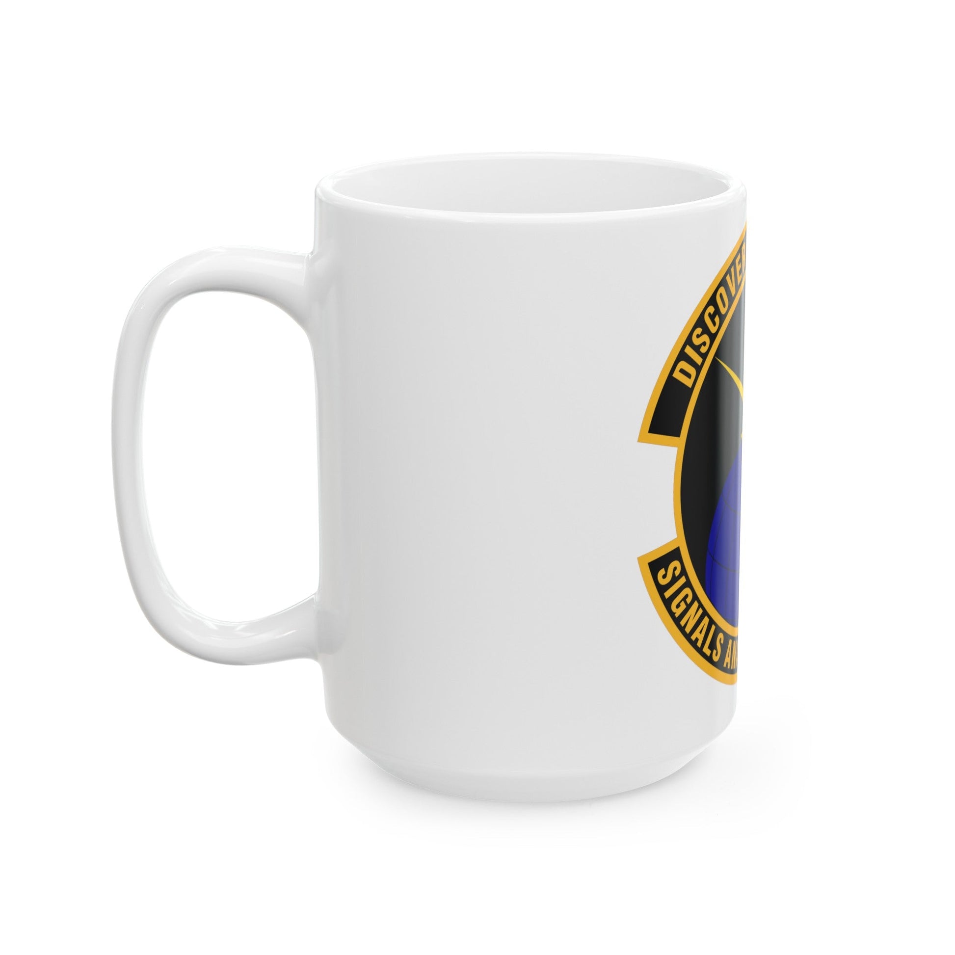 Signals Analysis Squadron (U.S. Air Force) White Coffee Mug-The Sticker Space