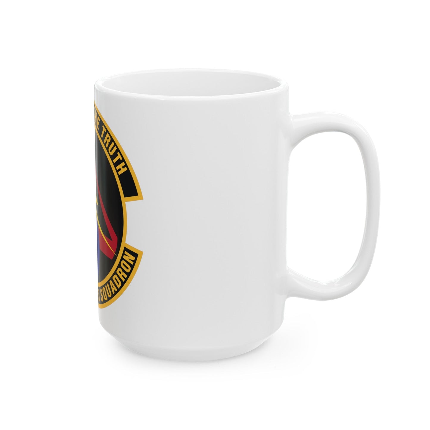 Signals Analysis Squadron (U.S. Air Force) White Coffee Mug-The Sticker Space