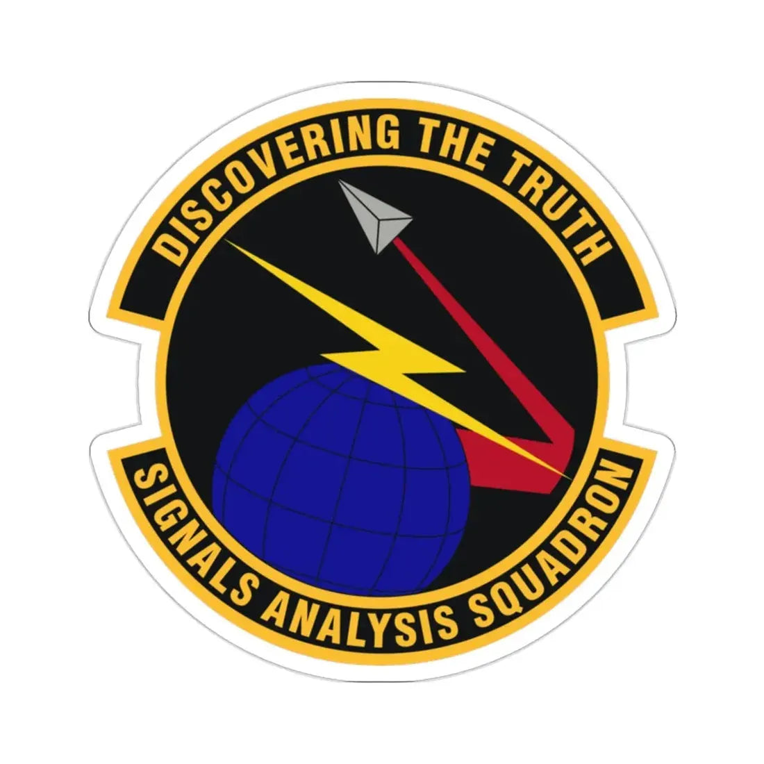 Signals Analysis Squadron (U.S. Air Force) STICKER Vinyl Die-Cut Decal 2 Inch - The Sticker Space