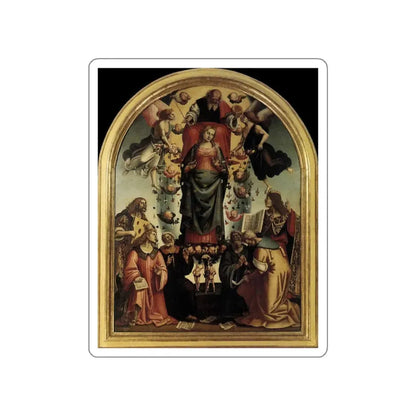 SIGNORELLI, Francesco - Immaculate Conception (Artwork) STICKER Vinyl Die-Cut Decal White Die-Cut 3 Inch - The Sticker Space