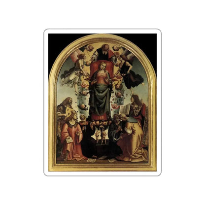 SIGNORELLI, Francesco - Immaculate Conception (Artwork) STICKER Vinyl Die-Cut Decal White Die-Cut 4 Inch - The Sticker Space