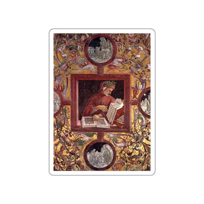 SIGNORELLI, Luca - Dante Alighieri (Artwork) STICKER Vinyl Die-Cut Decal White Die-Cut 3 Inch - The Sticker Space