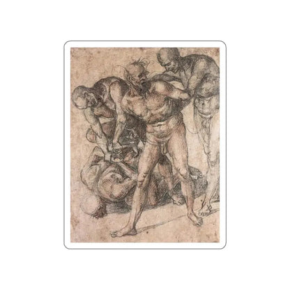 SIGNORELLI, Luca - Study of nudes (Artwork) STICKER Vinyl Die-Cut Decal White Die-Cut 5 Inch - The Sticker Space