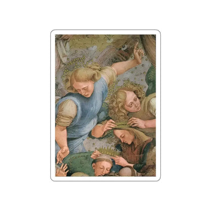 SIGNORELLI, Luca - The Elect (detail) (Artwork) STICKER Vinyl Die-Cut Decal White Die-Cut 2 Inch - The Sticker Space