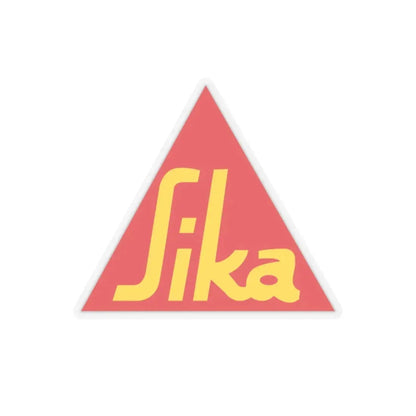 Sika AG (Sikaflex) (old) (Logo) STICKER Vinyl Kiss-Cut Decal 6 Inch Transparent - The Sticker Space