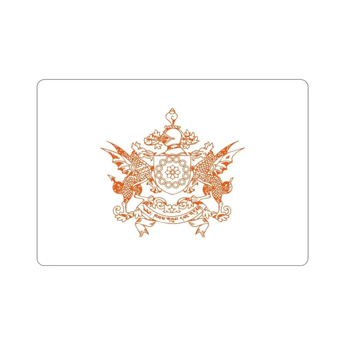 Sikkim Flag (India) STICKER Vinyl Die-Cut Decal 5 Inch - The Sticker Space