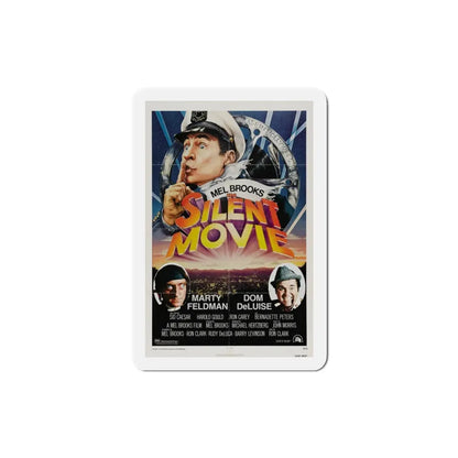 Silent Movie 1976 Movie Poster Refrigerator Magnet 3 Inch - The Sticker Space