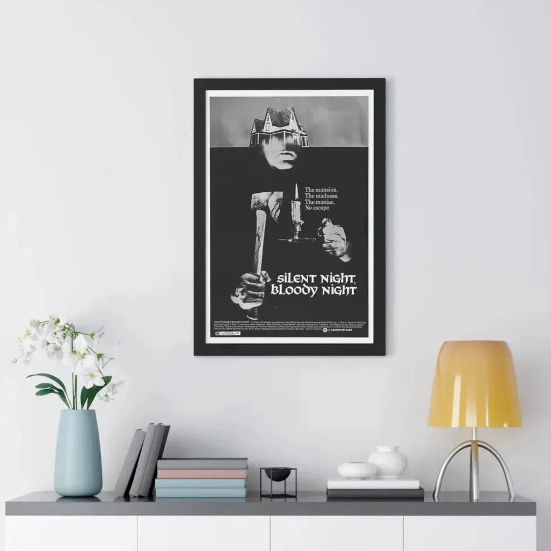 SILENT NIGHT, BLOODY NIGHT 1972 - Framed Movie Poster - The Sticker Space