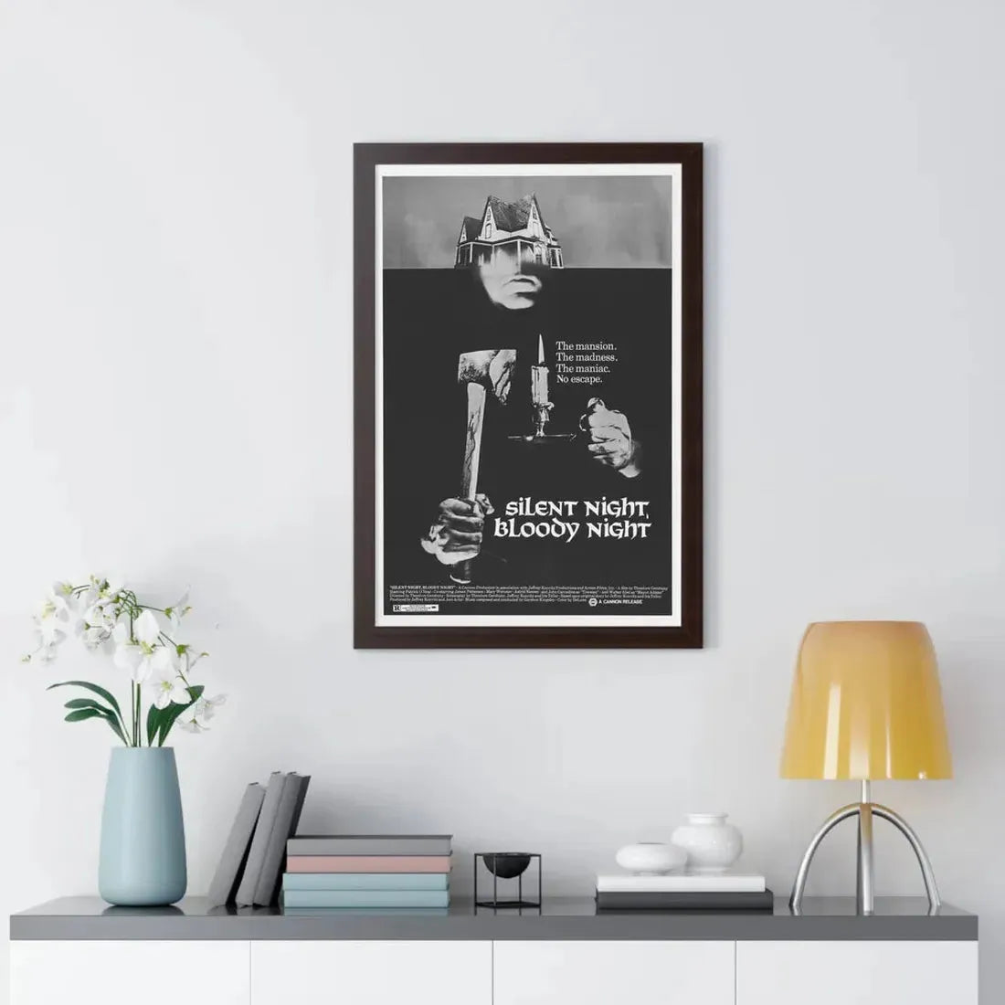 SILENT NIGHT, BLOODY NIGHT 1972 - Framed Movie Poster - The Sticker Space