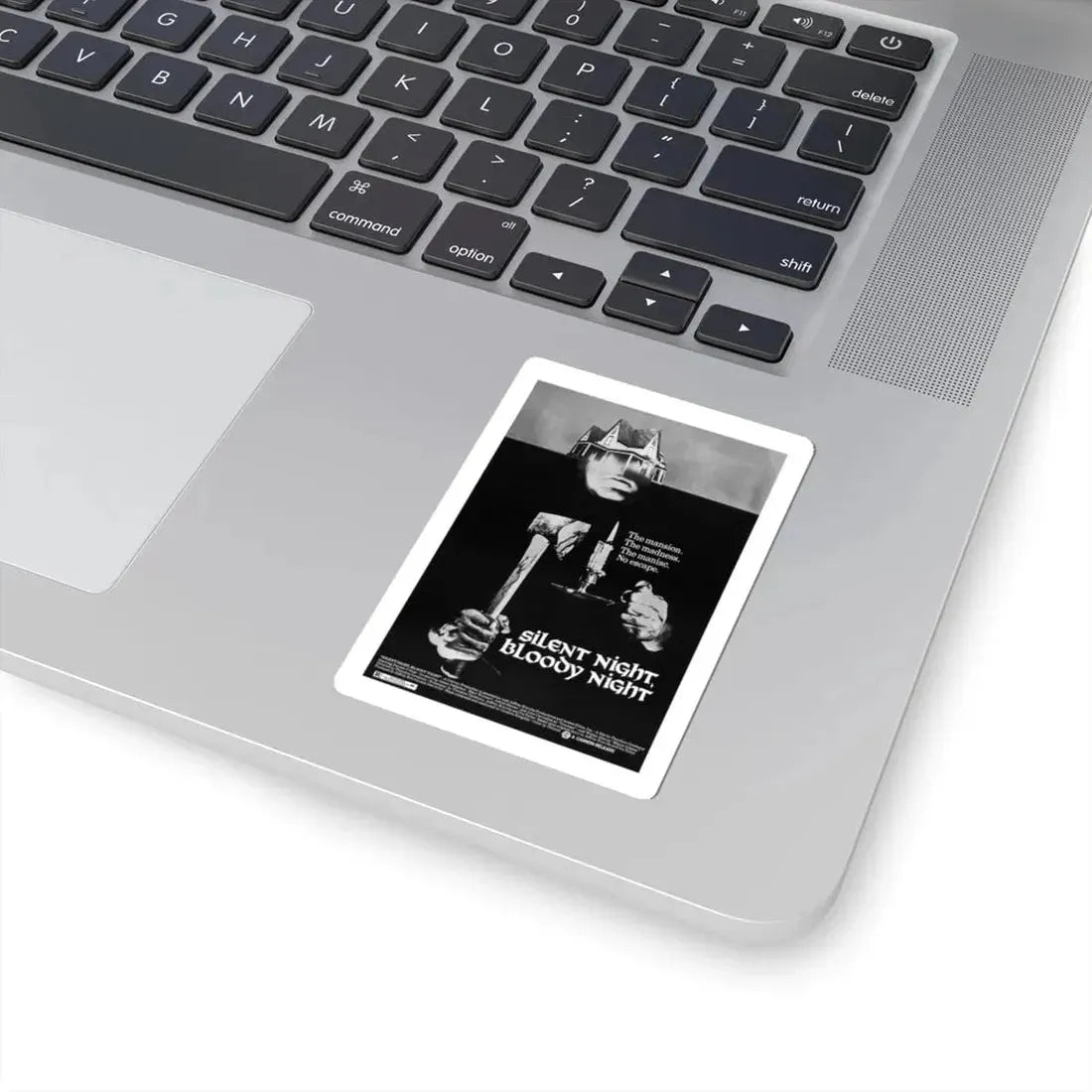 SILENT NIGHT, BLOODY NIGHT 1972 Movie Poster - STICKER Vinyl Kiss-Cut Decal - The Sticker Space