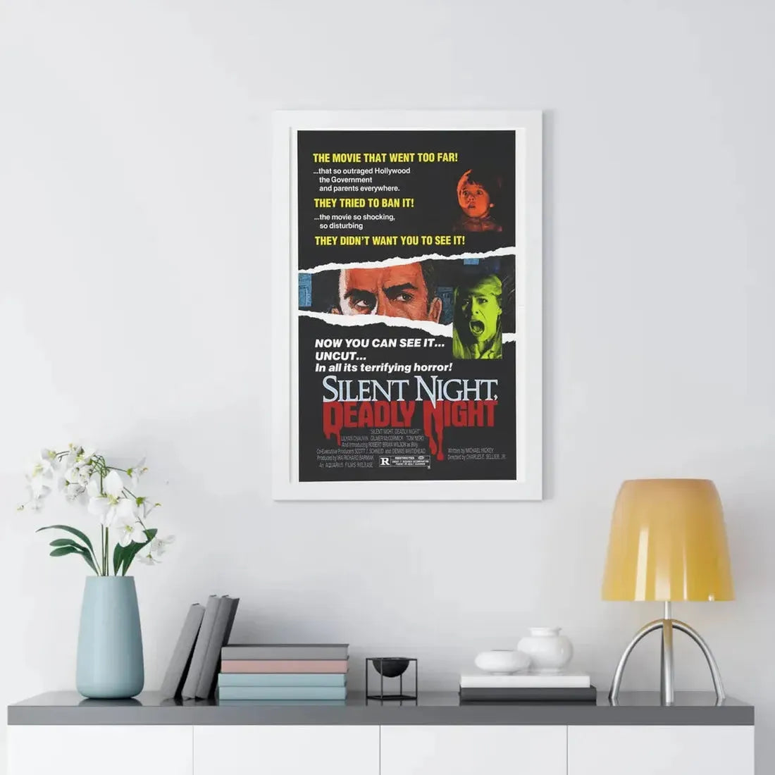 SILENT NIGHT, DEADLY NIGHT (2) 1984 - Framed Movie Poster - The Sticker Space
