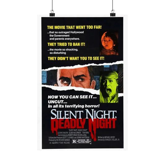 SILENT NIGHT, DEADLY NIGHT (2) 1984 - Paper Movie Poster 12″ x 18″ Matte - The Sticker Space