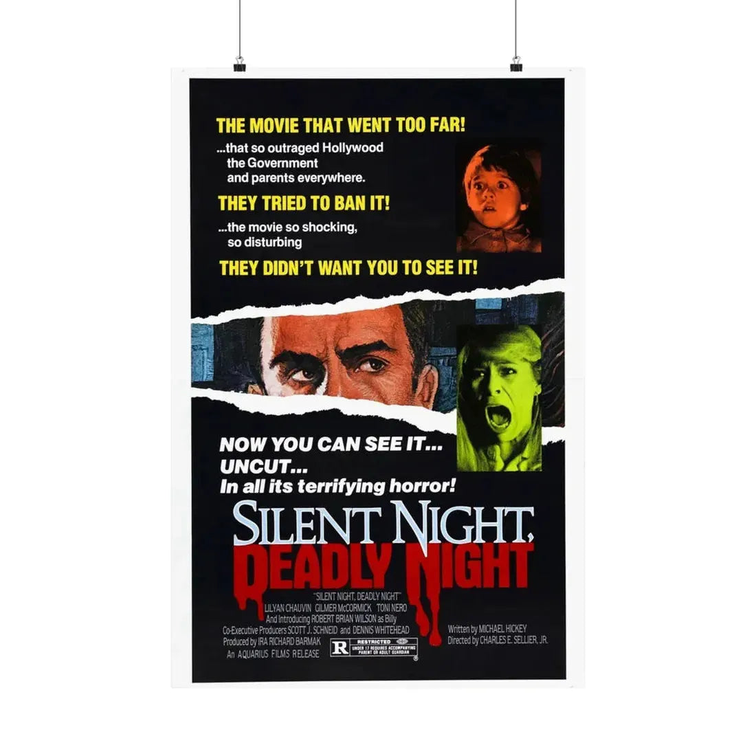 SILENT NIGHT, DEADLY NIGHT (2) 1984 - Paper Movie Poster 24″ x 36″ Matte - The Sticker Space