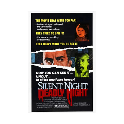 SILENT NIGHT, DEADLY NIGHT (2) 1984 - Paper Movie Poster - The Sticker Space