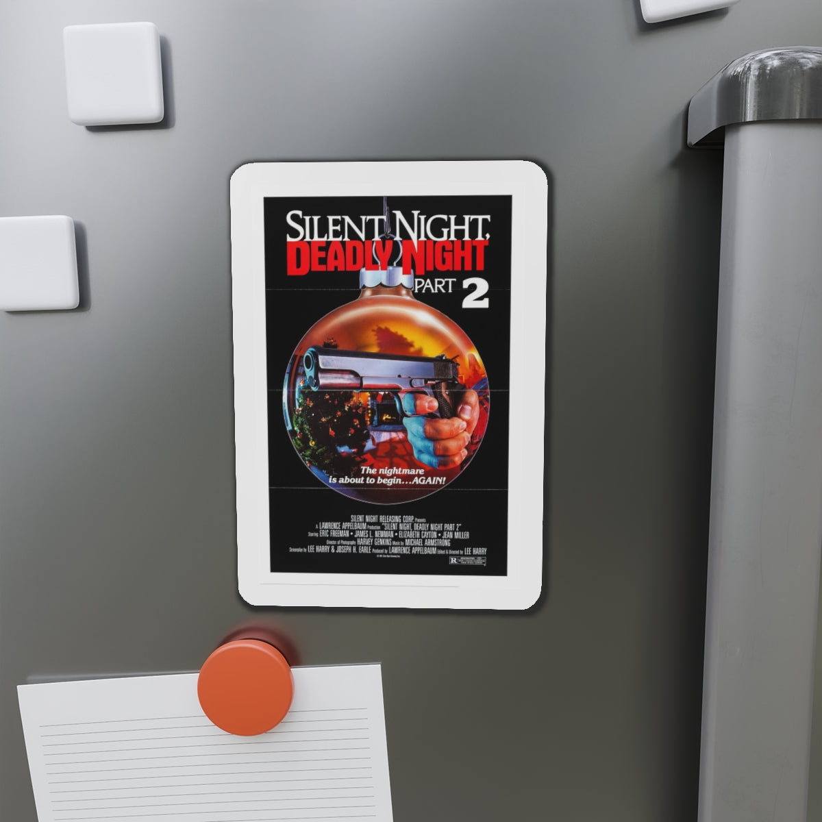 SILENT NIGHT, DEADLY NIGHT PART 2 1987 Movie Poster - Refrigerator Magnet-The Sticker Space