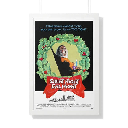 SILENT NIGHT, EVIL NIGHT (BLACK CHRISTMAS) 1974 - Framed Movie Poster 20" x 30" White - The Sticker Space