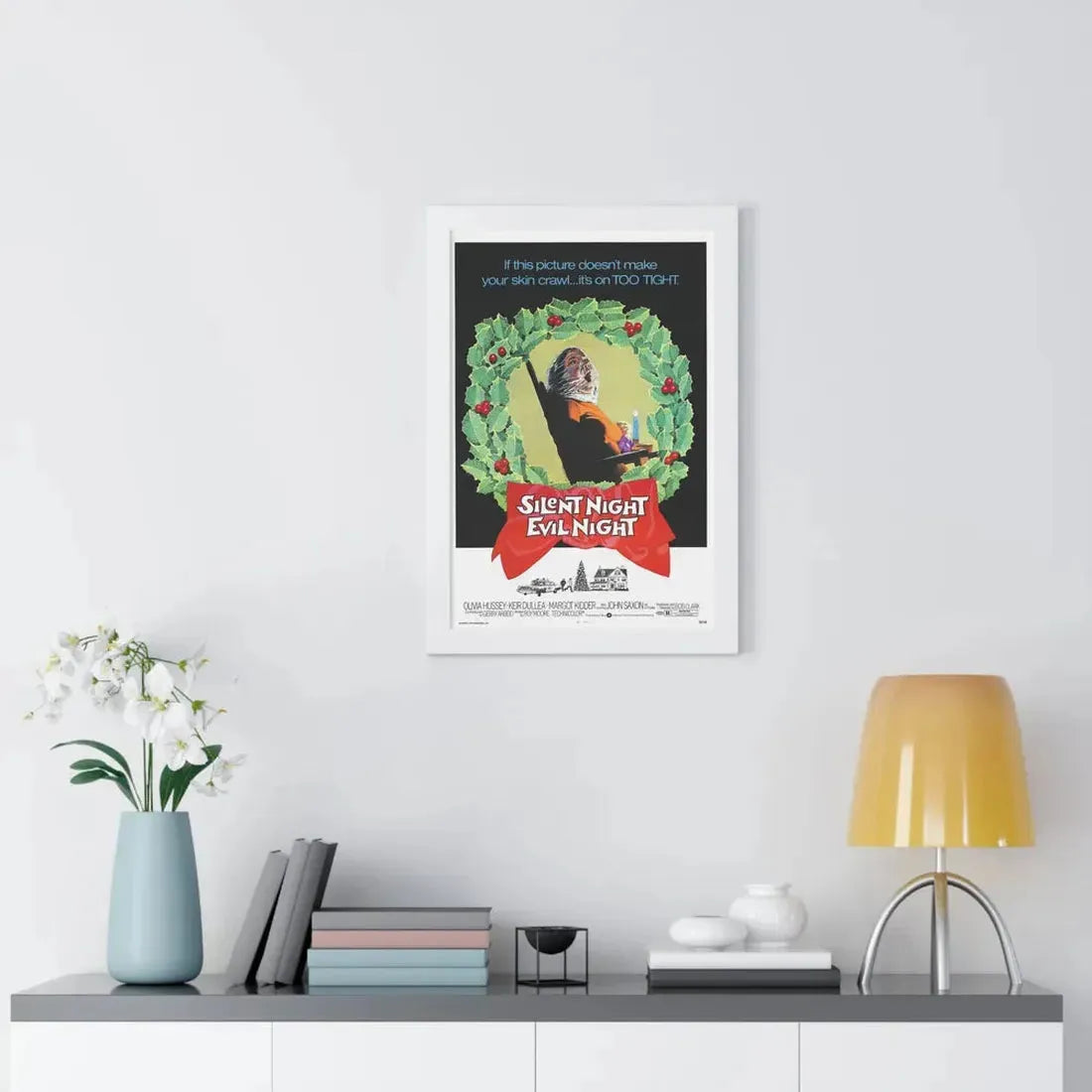 SILENT NIGHT, EVIL NIGHT (BLACK CHRISTMAS) 1974 - Framed Movie Poster - The Sticker Space