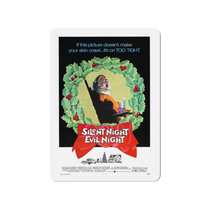 SILENT NIGHT, EVIL NIGHT (BLACK CHRISTMAS) 1974 Movie Poster - Refrigerator Magnet-2" x 2"-The Sticker Space