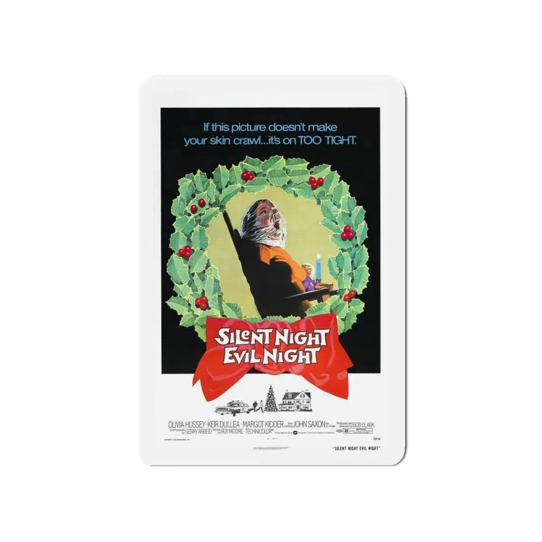 SILENT NIGHT, EVIL NIGHT (BLACK CHRISTMAS) 1974 Movie Poster - Refrigerator Magnet 4 Inch - The Sticker Space