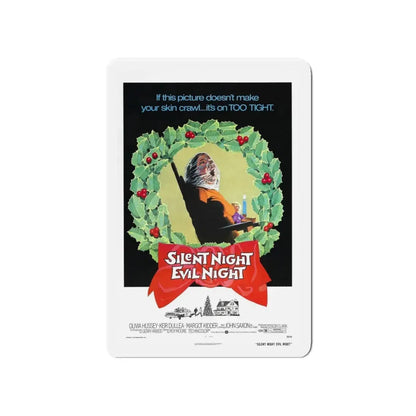 SILENT NIGHT, EVIL NIGHT (BLACK CHRISTMAS) 1974 Movie Poster - Refrigerator Magnet 4 Inch - The Sticker Space