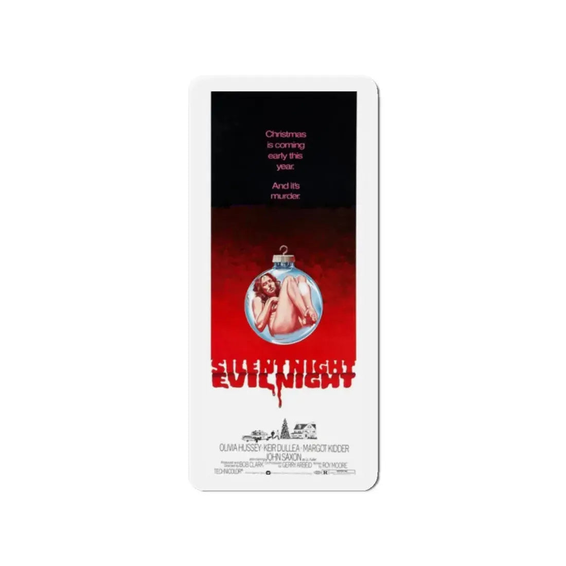 SILENT NIGHT, EVIL NIGHT (BLACK CHRISTMAS) 2 1974 Movie Poster - Refrigerator Magnet 2 Inch - The Sticker Space