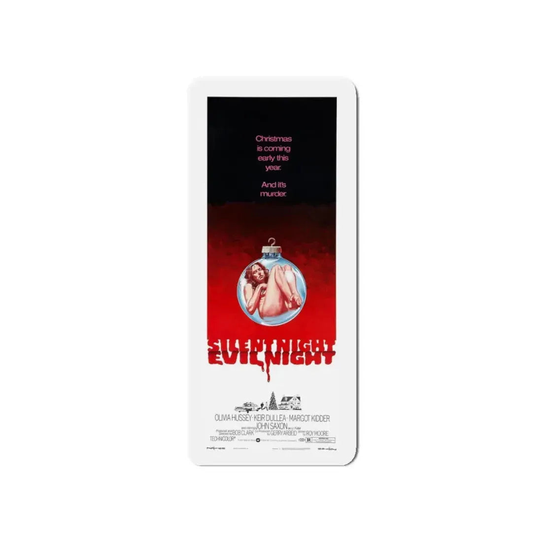 SILENT NIGHT, EVIL NIGHT (BLACK CHRISTMAS) 2 1974 Movie Poster - Refrigerator Magnet 4 Inch - The Sticker Space