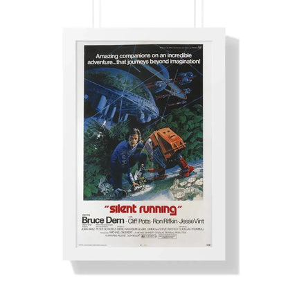 SILENT RUNNING 1972 - Framed Movie Poster 16″ x 24″ White - The Sticker Space