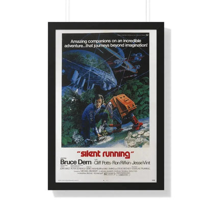 SILENT RUNNING 1972 - Framed Movie Poster 20" x 30" Black - The Sticker Space