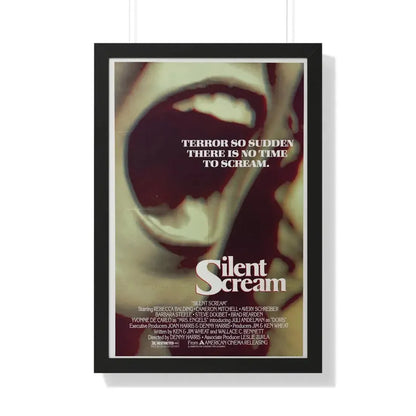 SILENT SCREAM 1980 - Framed Movie Poster 20" x 30" Black - The Sticker Space